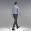 3d pre posed human casual man