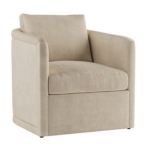RH DIXON UPHOLSTERED CHAIR Low 3D model