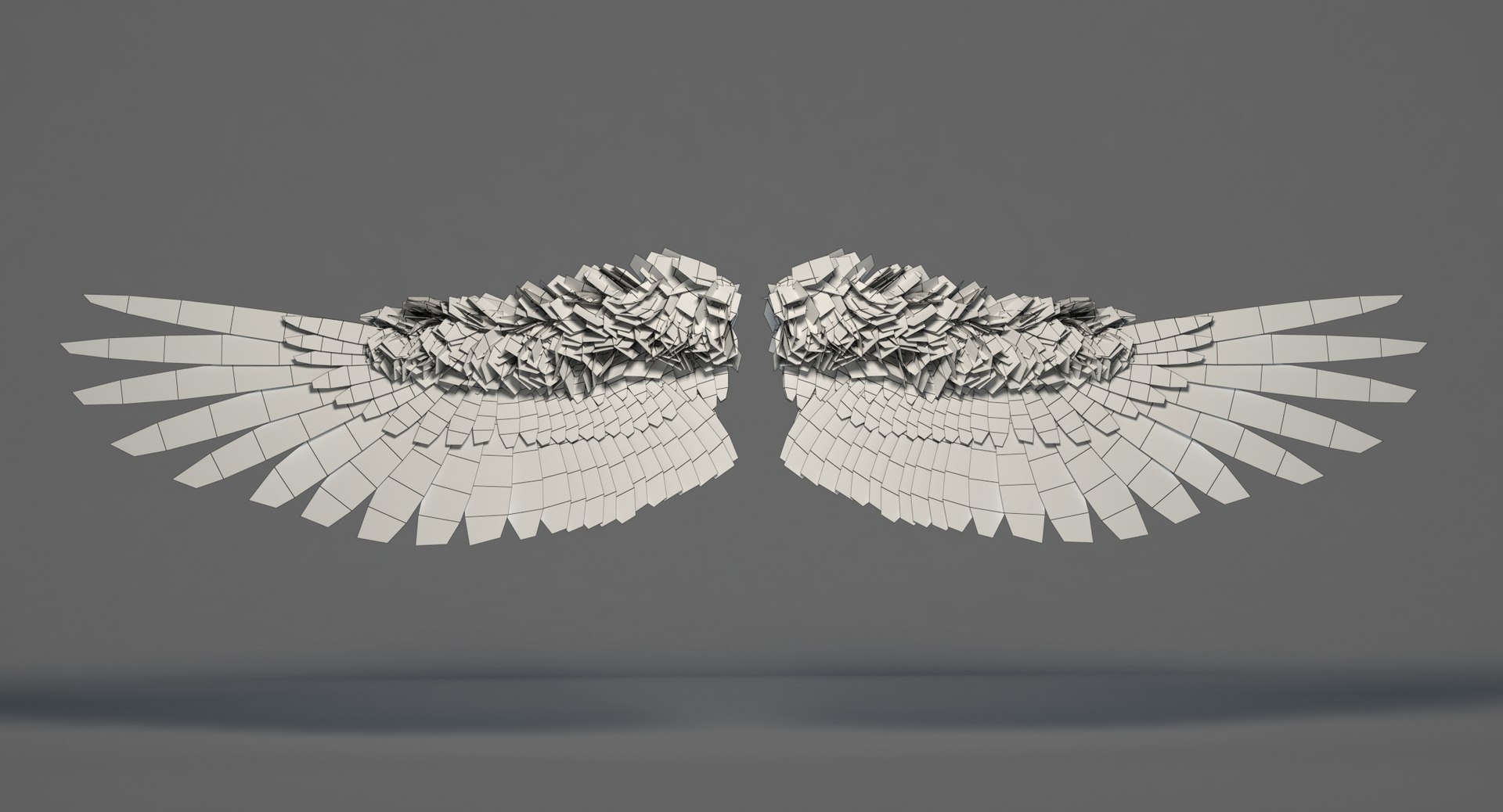 3D Model Realistic Angel Wings Rigged - TurboSquid 1555526