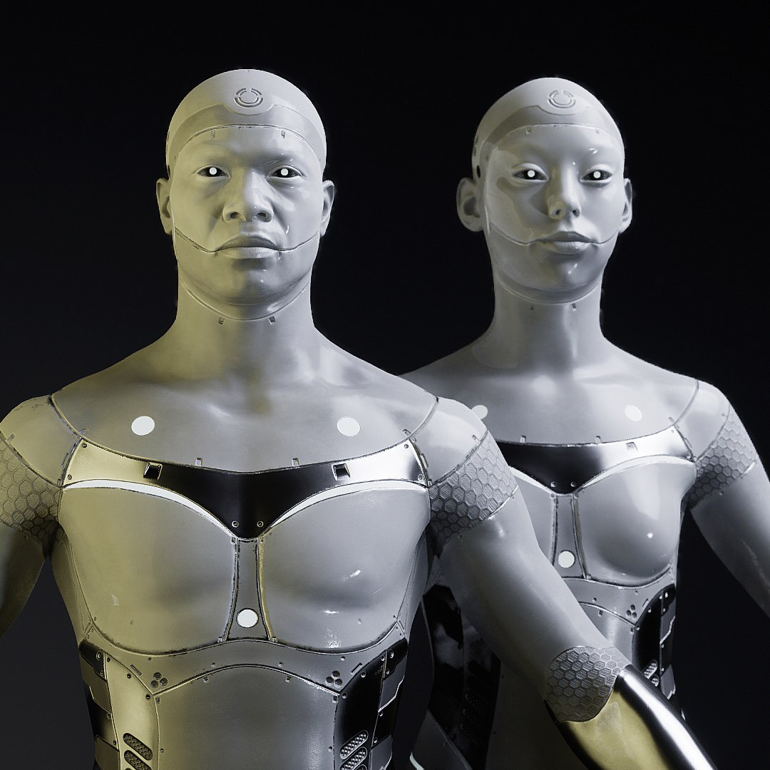 Humanoid Robot Skin Metahuman-compatible 3D Model - TurboSquid 2444152