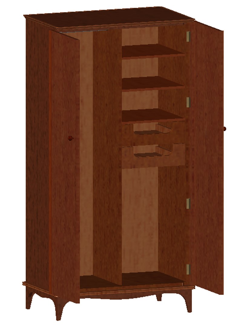 Wardrobe Drawers Dwg