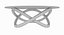 Minimalist Chrome Infinite Line Table