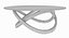 Minimalist Chrome Infinite Line Table