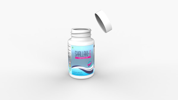 bottle package 3D model