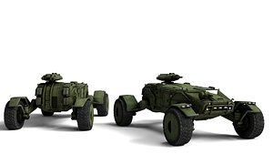 3D Apc758 Rigged Armored Personnel Carrier 3D Model High Detail Game  Render Ready
