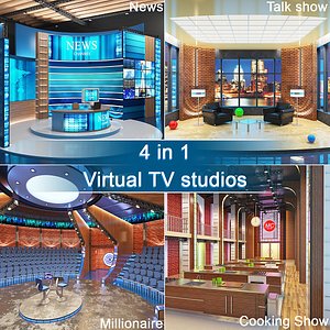 TV Virtual 3d Studios 4 in 1