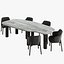 Mesa de comedor Porada Berry y silla Abby