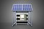 CENTRAL ELÉCTRICA DE ENERGÍA, PANELES SOLARES, MATRIZ FOTOVOLTAICA, RACK, PAQUETE DE BANCO DE BATERÍAS