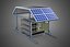 CENTRAL ELÉCTRICA DE ENERGÍA, PANELES SOLARES, MATRIZ FOTOVOLTAICA, RACK, PAQUETE DE BANCO DE BATERÍAS