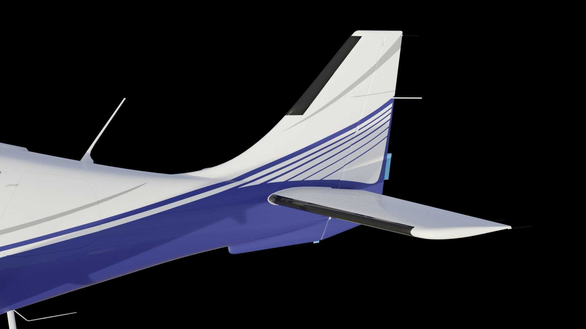 3D Low Wing Light Aircraft Model - TurboSquid 2640739