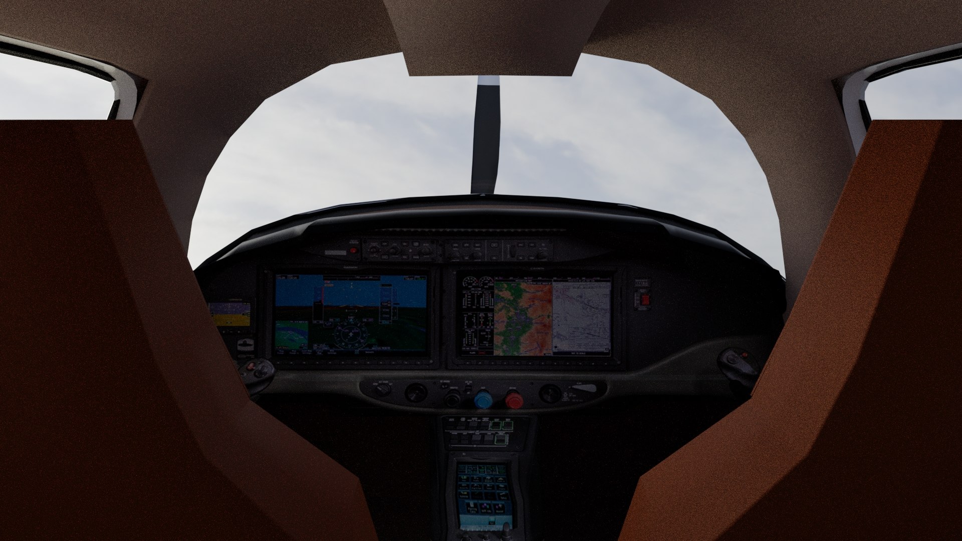 3D Low Wing Light Aircraft Model - TurboSquid 2640739