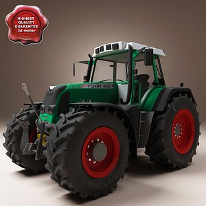 3ds max tractor fendt 820