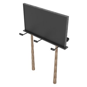 Billboard 3D model