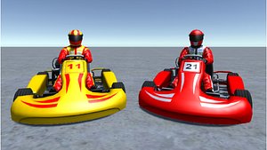 3D player kart kar