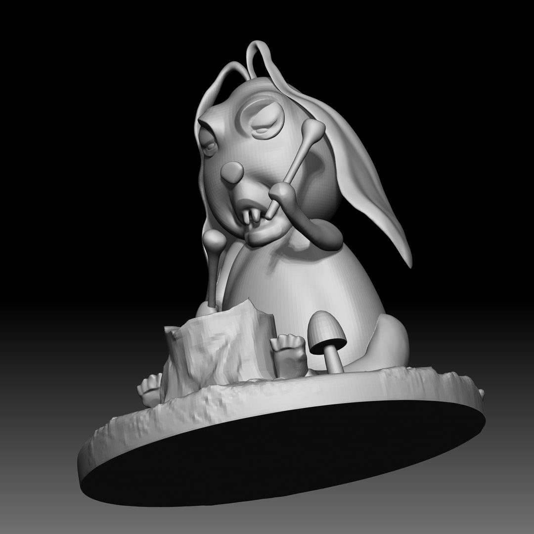 Drummer Rabbit - 3D Printable Model 3D - TurboSquid 2371104