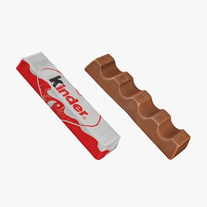 Kinder Ferrero Chocolate bar 3D model