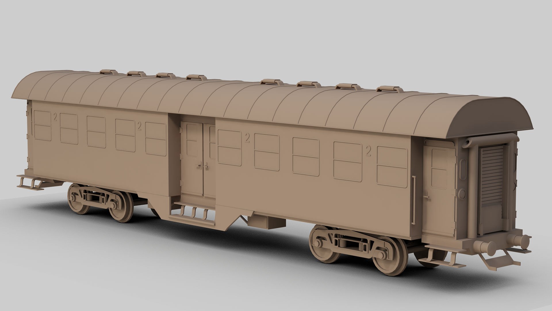 Passenger Railroad Car Model - TurboSquid 2172406