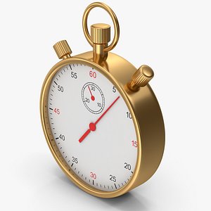 Gold Stopwatch model