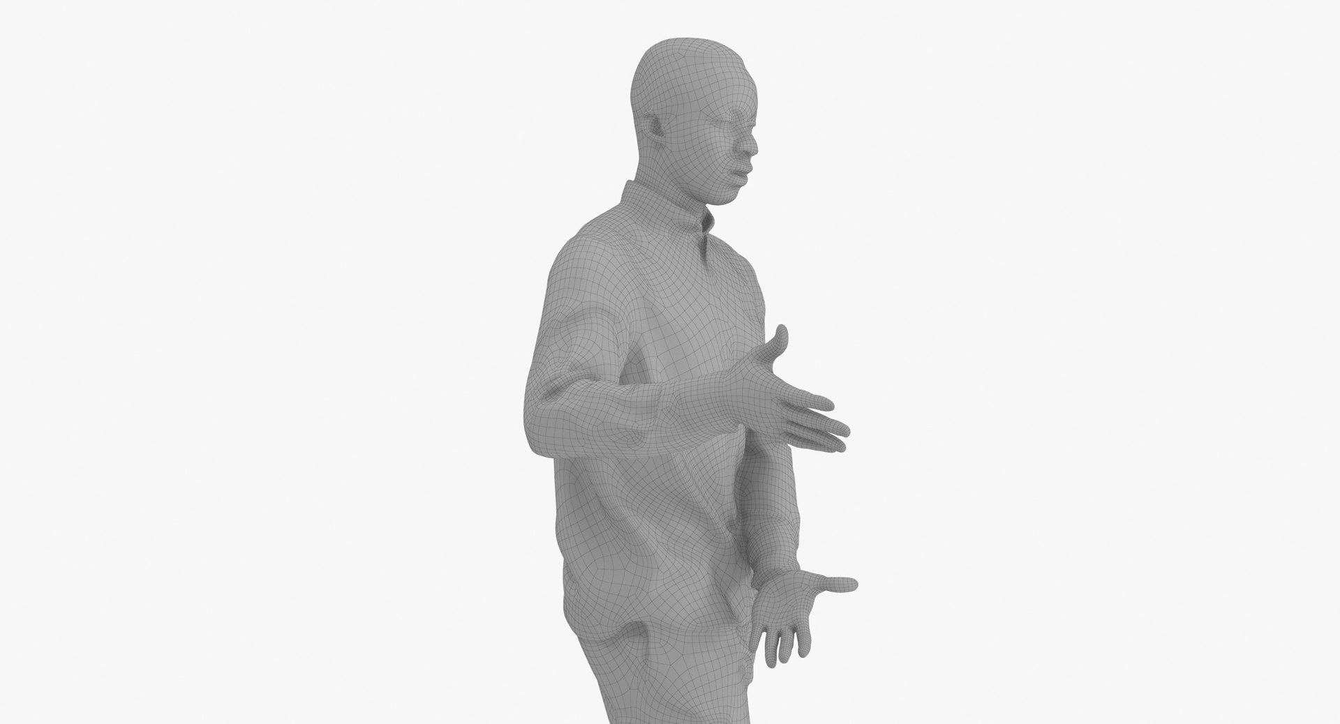 Carl Business Interacting Pose 03 Presenting 3D Model - TurboSquid 2089149