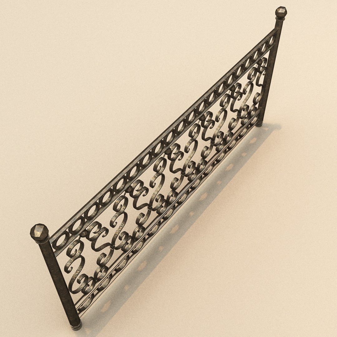 Railing 3d Max