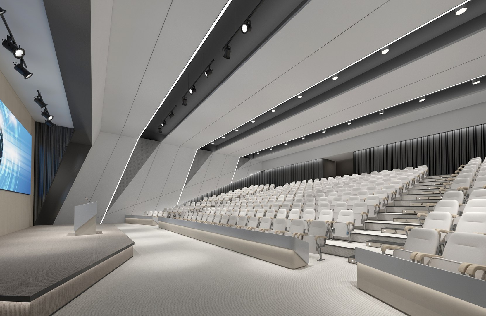 Lecture Hall 02 3D Model - TurboSquid 2095063