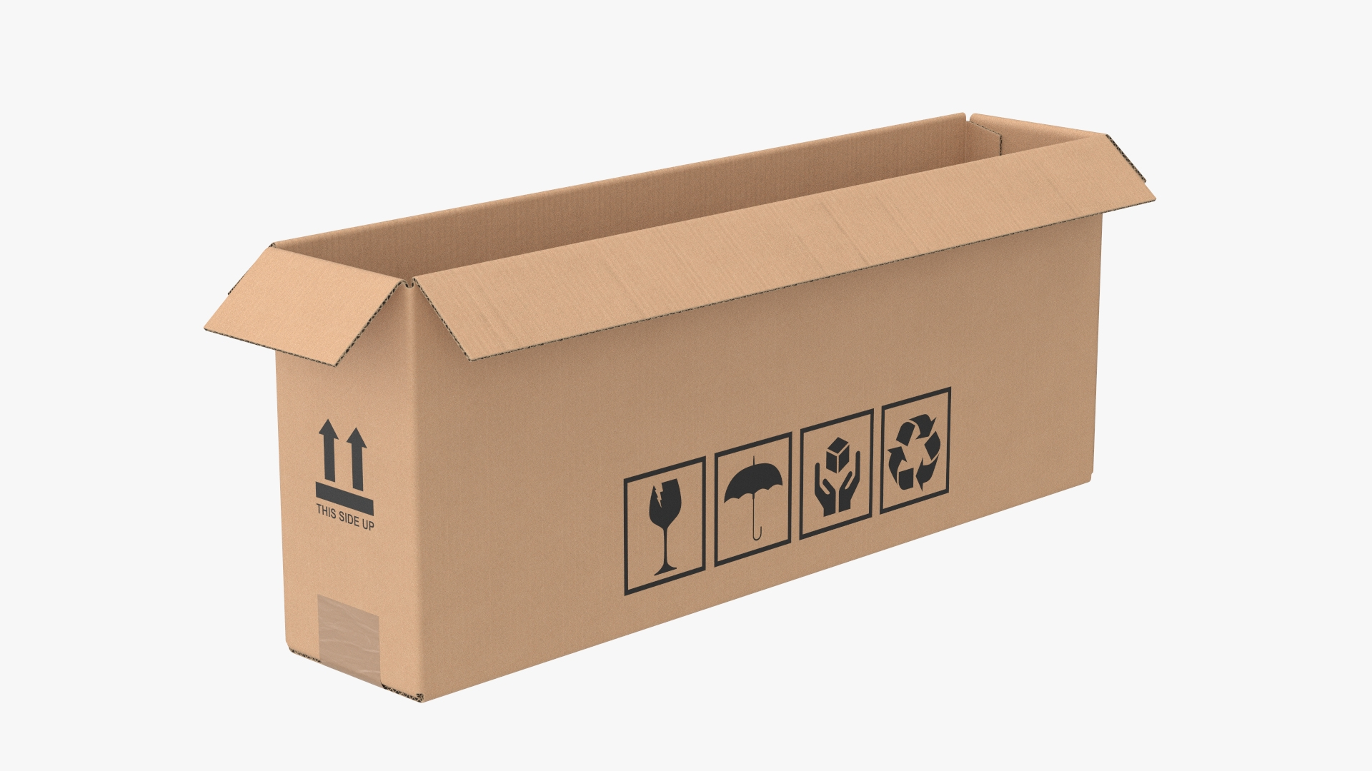Cardboard Box 50x10x20 Open 3D model https://p.turbosquid.com/ts-thumb/I3/KTNejY/Vp/aaa/jpg/1767052664/1920x1080/turn_fit_q99/8466bc8c891a02d626d839342e09a4ad5b542cec/aaa-1.jpg