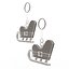 Mini Christmas Sleigh Keychain 02