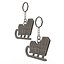 Mini Christmas Sleigh Keychain 02
