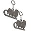 Mini Christmas Sleigh Keychain 02