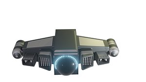 drone sci fi 3D model