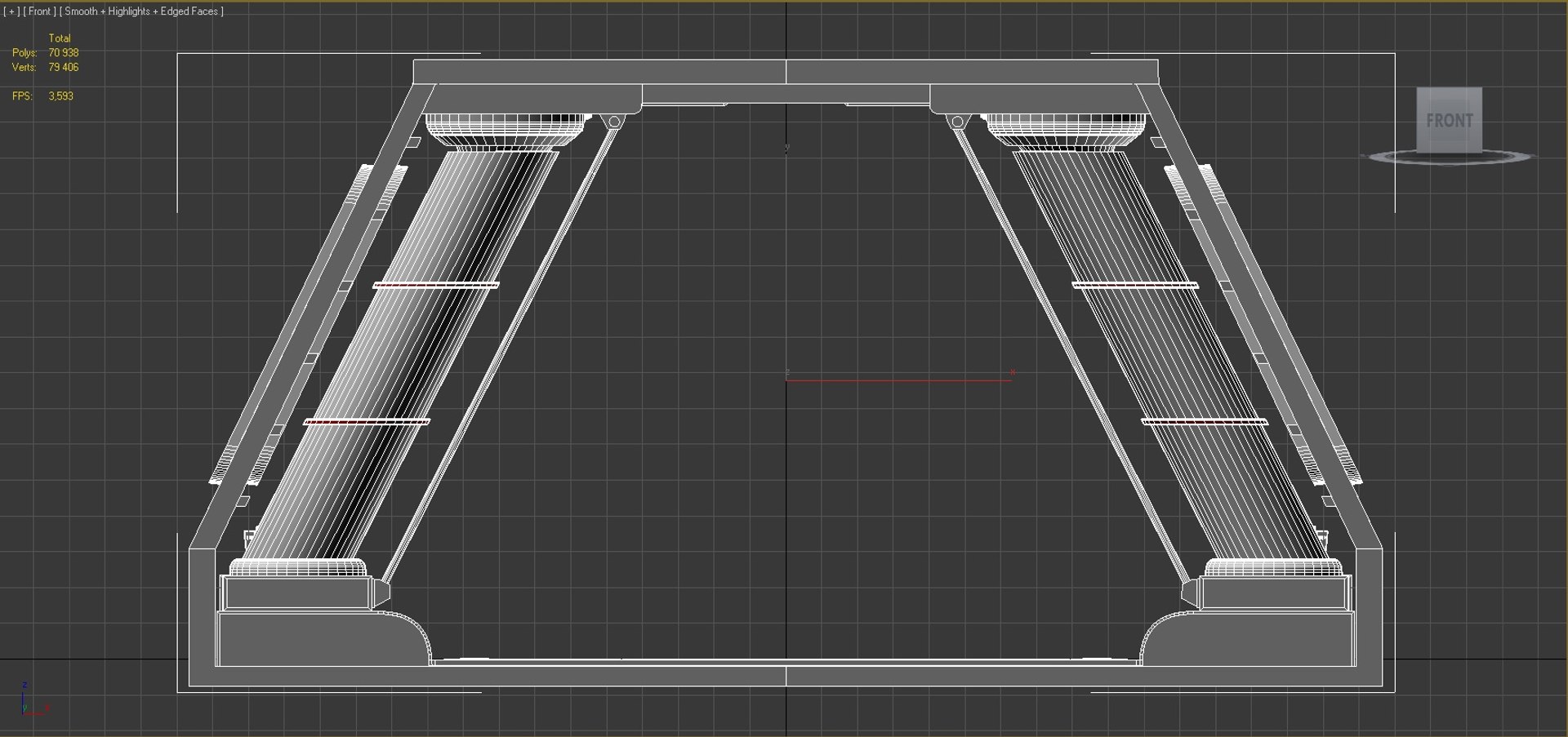 3D Sci-fi Corridor Window Section - TurboSquid 1212405
