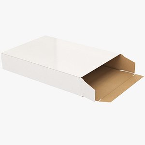 3D Open Packaging Product Box model