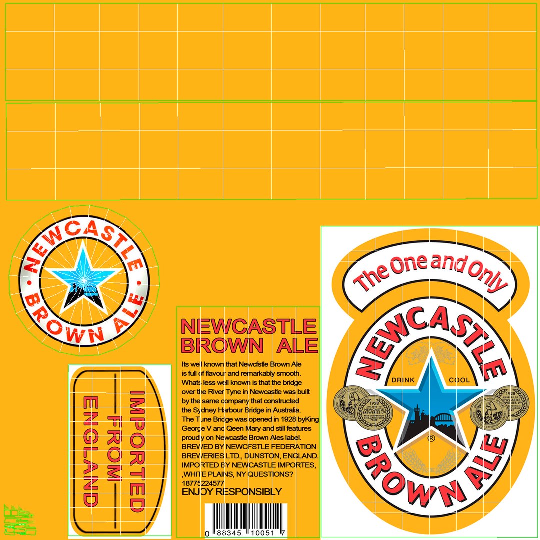new castle brown ale 3d 3ds