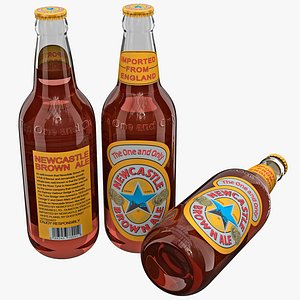 New Castle Brown Ale Beer Bottle