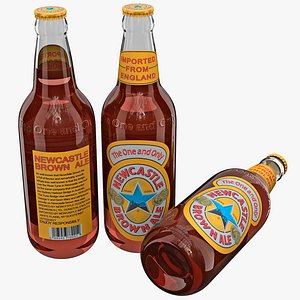New Castle Brown Ale Beer Bottle