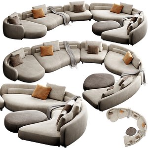 Minotti Bezier 3D