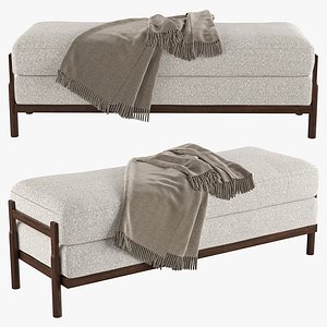 3D Banquette Baker model