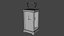 Orologio da carrozza Modello 3D low-poly