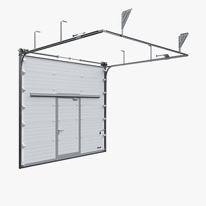 Industrial sectional garage door / gate