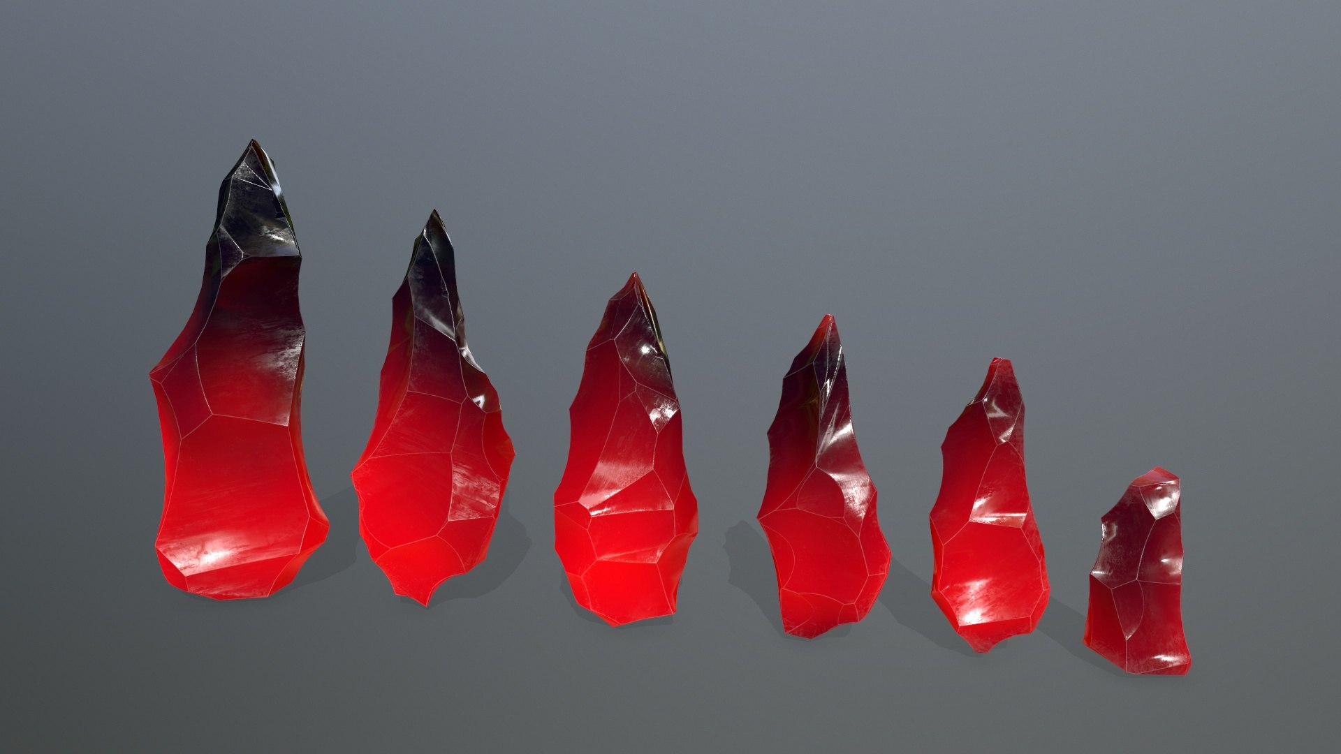 3D Crystal Set Model - TurboSquid 2395373