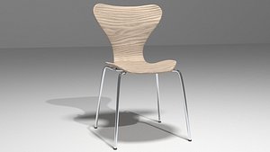 Chair Arne Jacobsen Model 3D model
