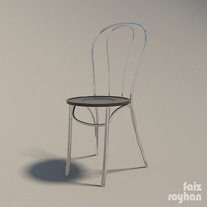 cafe chair 3ds