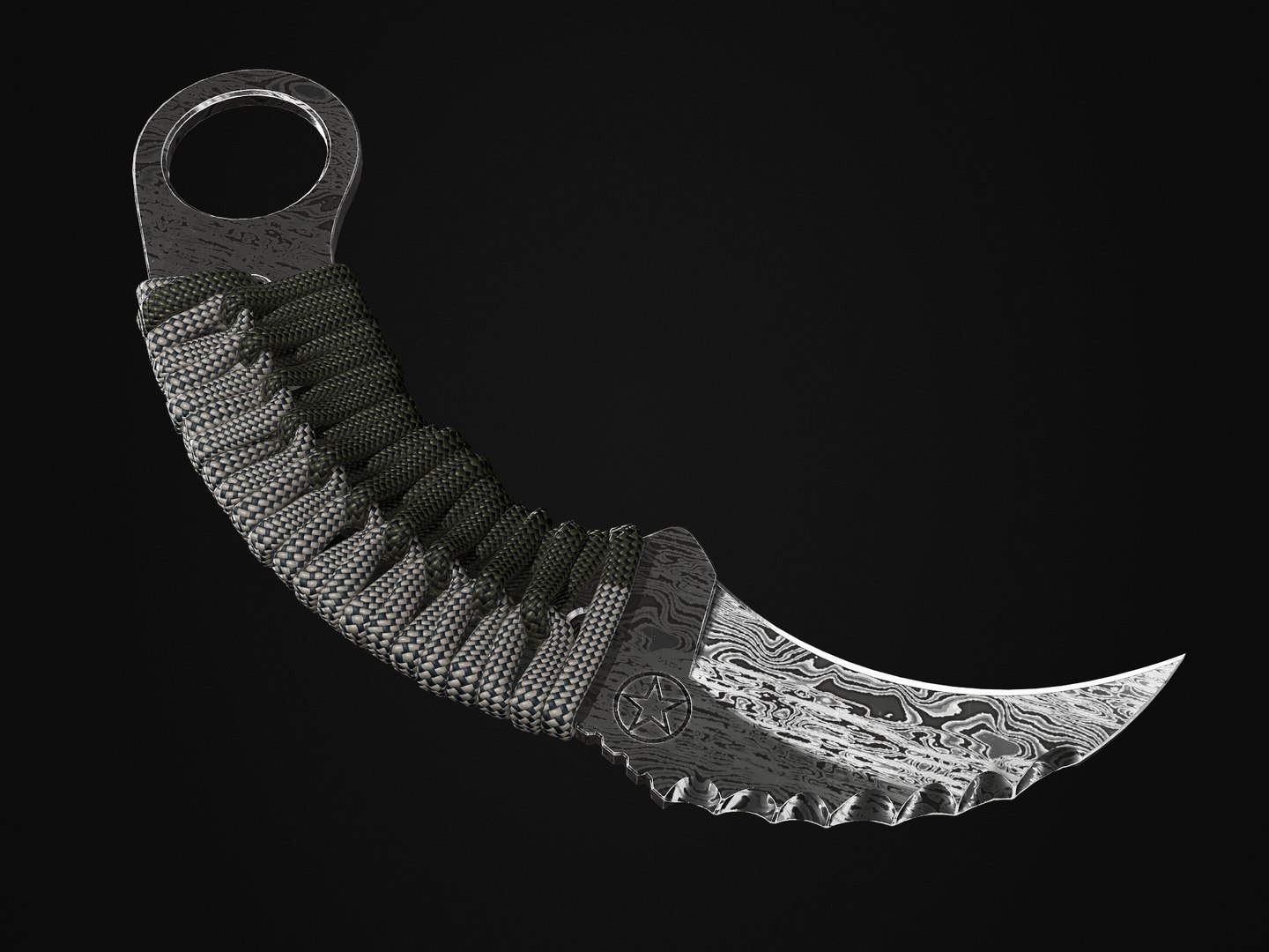 3D KARAMBIT WITH PARACORD PBR Low-Poly Game-Ready https://p.turbosquid.com/ts-thumb/I3/jXupyZ/iV/karambire_01/jpg/1628943093/1920x1080/fit_q87/9d4838aea019cdbf7444955e41f51683a8487f37/karambire_01.jpg