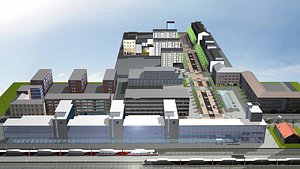 Railway Station PP 3D model
