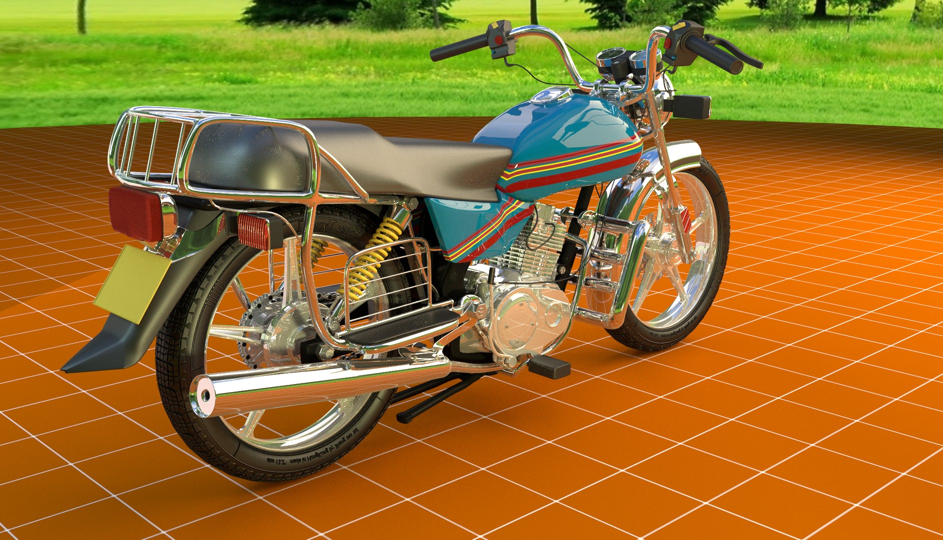 Maya Motorbike Blender