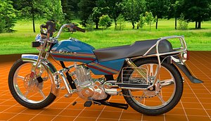 maya motorbike blender