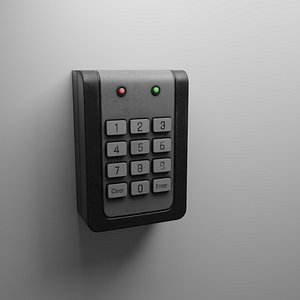 Security Panel 3D model