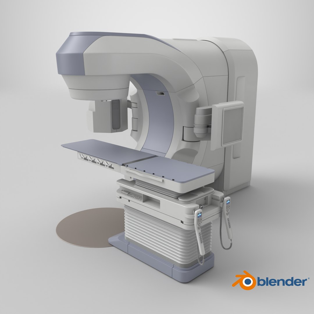 Radiotherapy Linear Accelerator with Table 3D model https://p.turbosquid.com/ts-thumb/I3/s40JPa/2Y/stemcell_blender_cycles_render/png/1789475264/1920x1080/fit_q87/3a84acf86f90e5ba9a45d3ab41c6db3ff4346b93/stemcell_blender_cycles_render.jpg