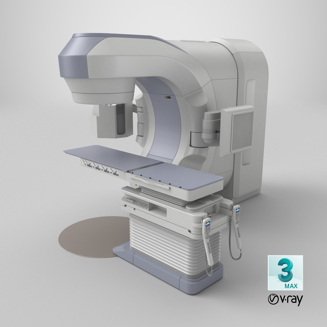 Radiotherapy Linear Accelerator with Table 3D model https://p.turbosquid.com/ts-thumb/I3/s40JPa/Qw/stemcell_max_vray_render/png/1789475272/1920x1080/fit_q87/b404bbd468cabb3ff1edc4cf6e1f37657ac6f975/stemcell_max_vray_render.jpg