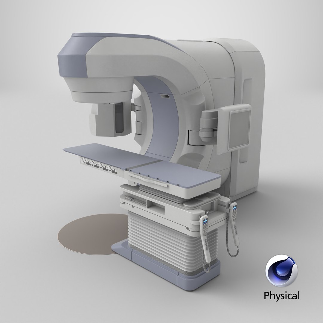 Radiotherapy Linear Accelerator with Table 3D model https://p.turbosquid.com/ts-thumb/I3/s40JPa/VX/stemcell_cinema_4d_physical_render/png/1789475271/1920x1080/fit_q87/2742d7e8dd9354bdc2aa3ba6592a88c628517188/stemcell_cinema_4d_physical_render.jpg
